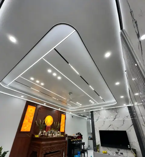 Mẫu trần phòng khách khu bàn thờ – Verywood