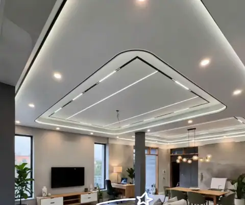 Mẫu trần phòng khách liền phòng ăn – Verywood